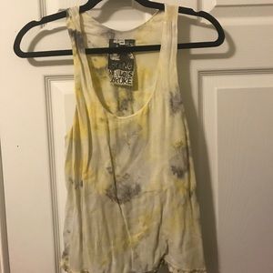 Young Fabulous and Broke Yellow Tye-Dye tank